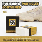 Home Shoe Dog Cleaning Eraser Suede Sheepskin Leather Fabric 2 Piece & Box