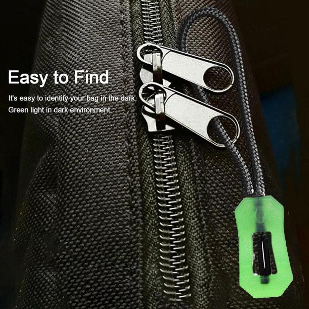 Camping Anti Losing Lumo Glow in the Dark Zipper Pull Cord