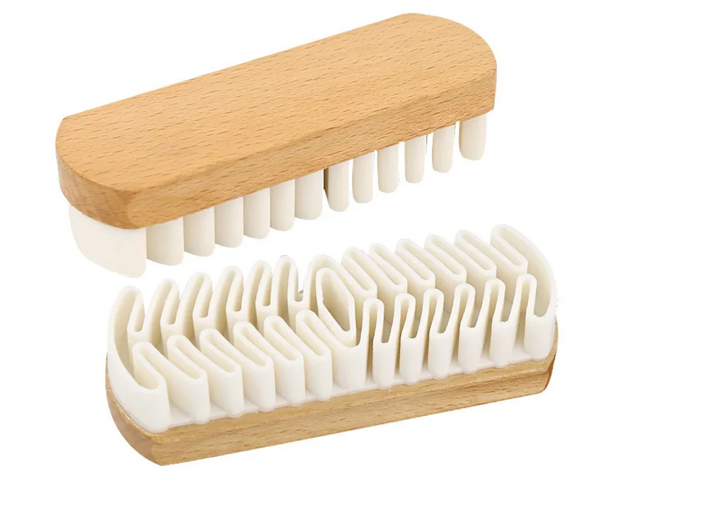 Fashion Double Sided Shoe Rubber Cleaning Suede Brushes - Set of 2