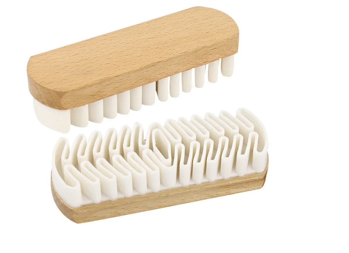 Fashion Double Sided Shoe Rubber Cleaning Suede Brushes - Set of 2