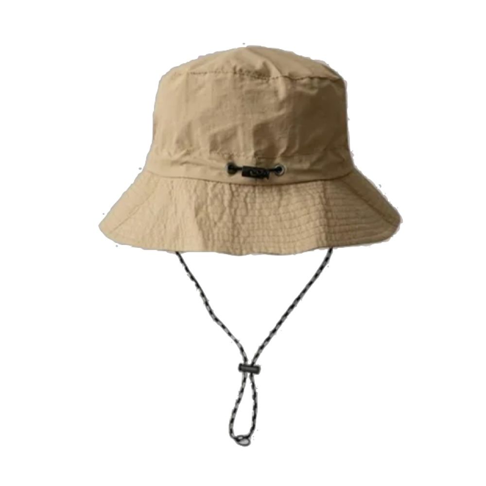 Camping Fashion Outdoor Sun Protection Breathable Bucket Hat - Brown