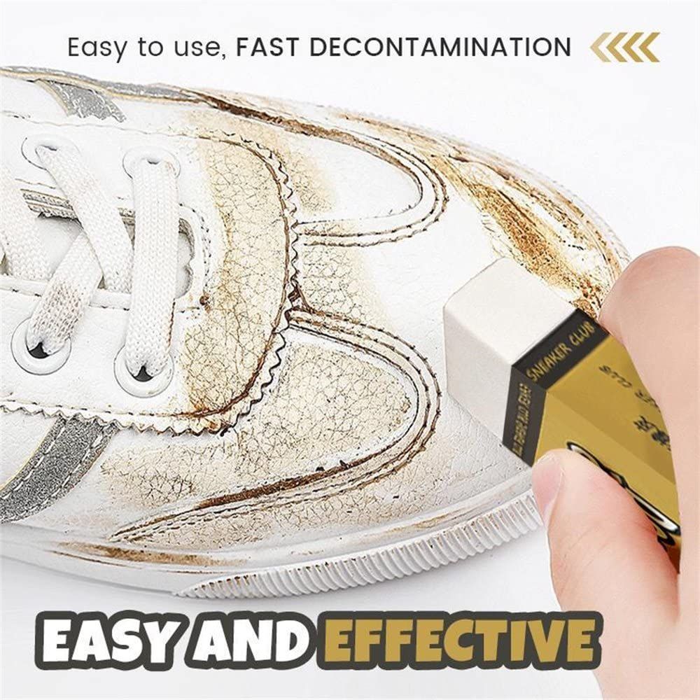 Home Shoe Dog Cleaning Eraser Suede Sheepskin Leather Fabric 2 Piece & Box