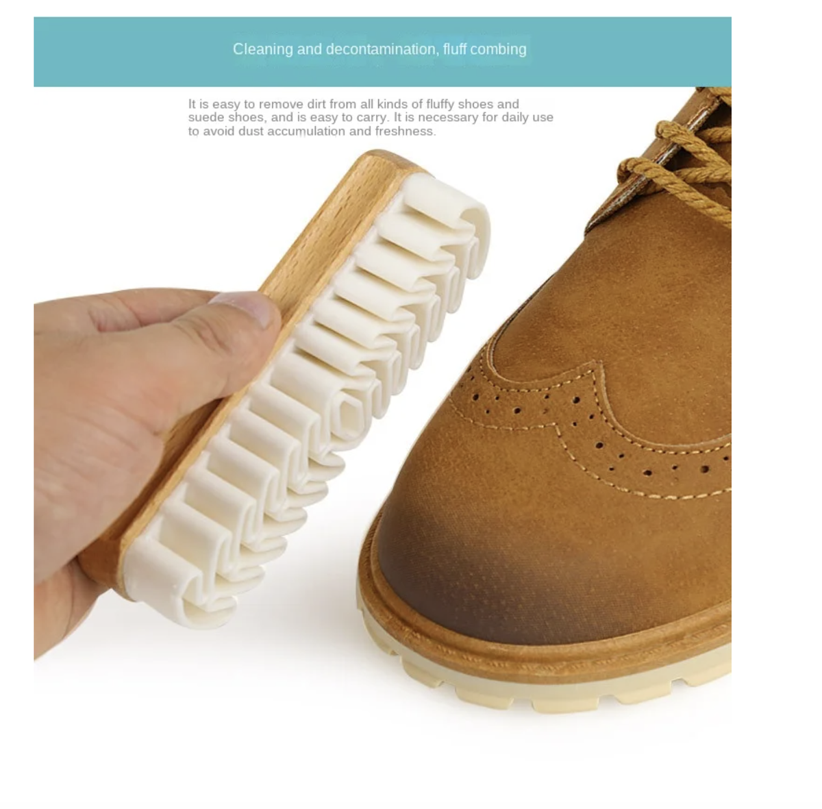 Fashion Double Sided Shoe Rubber Cleaning Suede Brushes - Set of 2