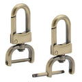Craft Bag Strap Swivel Clasp Hooks With Removable Screw Bar 2pc - 4.8cm
