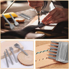 Craft Tool DIY Multifunctional Leather Hole Punching Seem Tools Set of 4 - 4mm