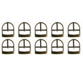 Craft DIY 10pcs Vintage Bronze Zinc Alloy Adjustable Strap Buckles