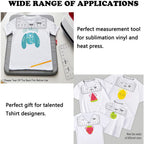 Craft DIY Stationery Shirt Alignment Ruler & Rotary Cutter Blades Set of 10