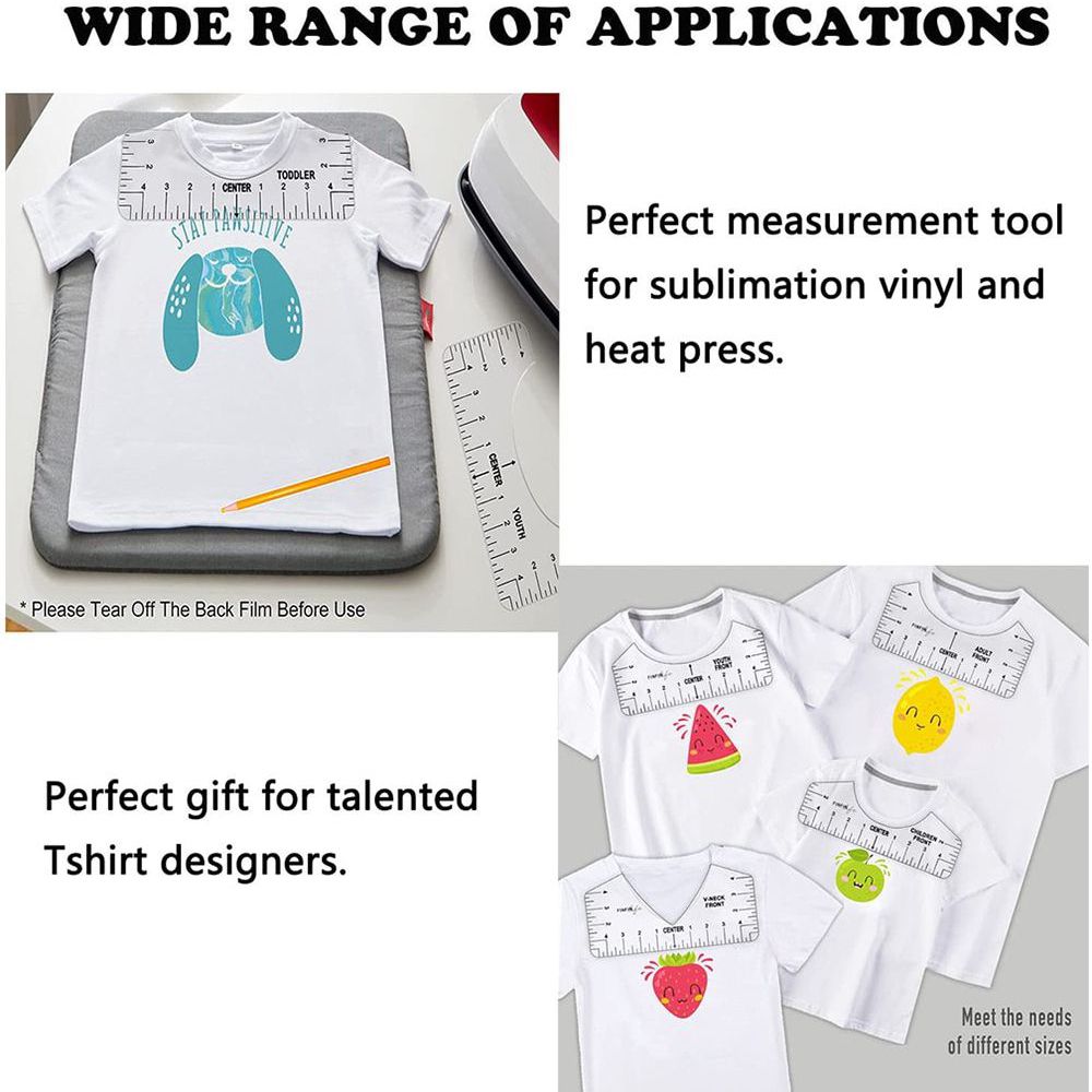 Craft DIY Stationery Shirt Alignment Ruler & Rotary Cutter Blades Set of 10