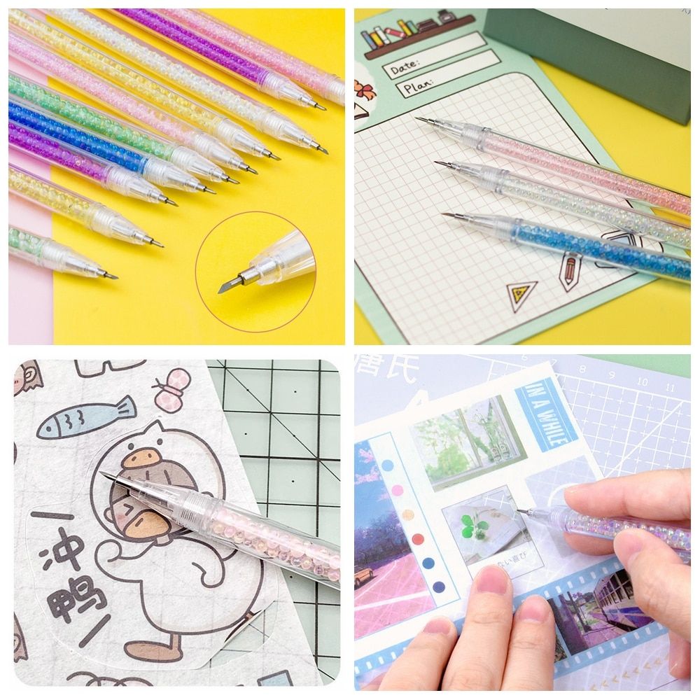 Craft Cutting Mat A3 & 2 Cutting Pens & Metal Ruler