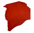 Craft Multi-Purpose Soft Durable Sheepskin Handcraft Leather Fabric -60cm - Red