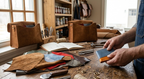 Craft DIY Assorted Genuine Leather Scraps 2kg Mixed Colours & Textures