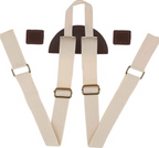 Leather Craft Rust-Proof Bronze Metal Adjustable Slide Buckles - 20pc - 25mm