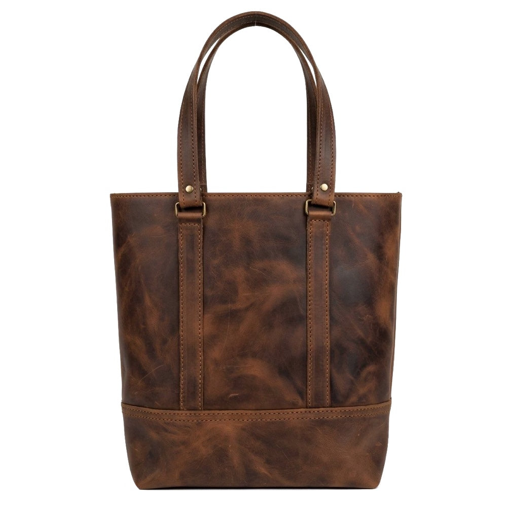 Handmade Genuine Leather Toffee Tote Hand Bag Proudly South African