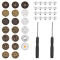 Fashion Multi Use Jeans Replacement Buttons with Accessories Set of 42