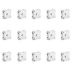 Craft DIY Stitch Sew On Magnetic Press Buttons Set of 15 - 1.4cm - Silver