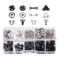 Craft Stationery DIY Sewing Hooks, Eyes & Buttons Set of 100