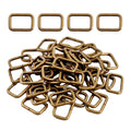 Craft DIY Heavy Duty Metal Webbing Belt Buckle Rectangle Rings - 25 Piece - 3.5cm x 1.5cm