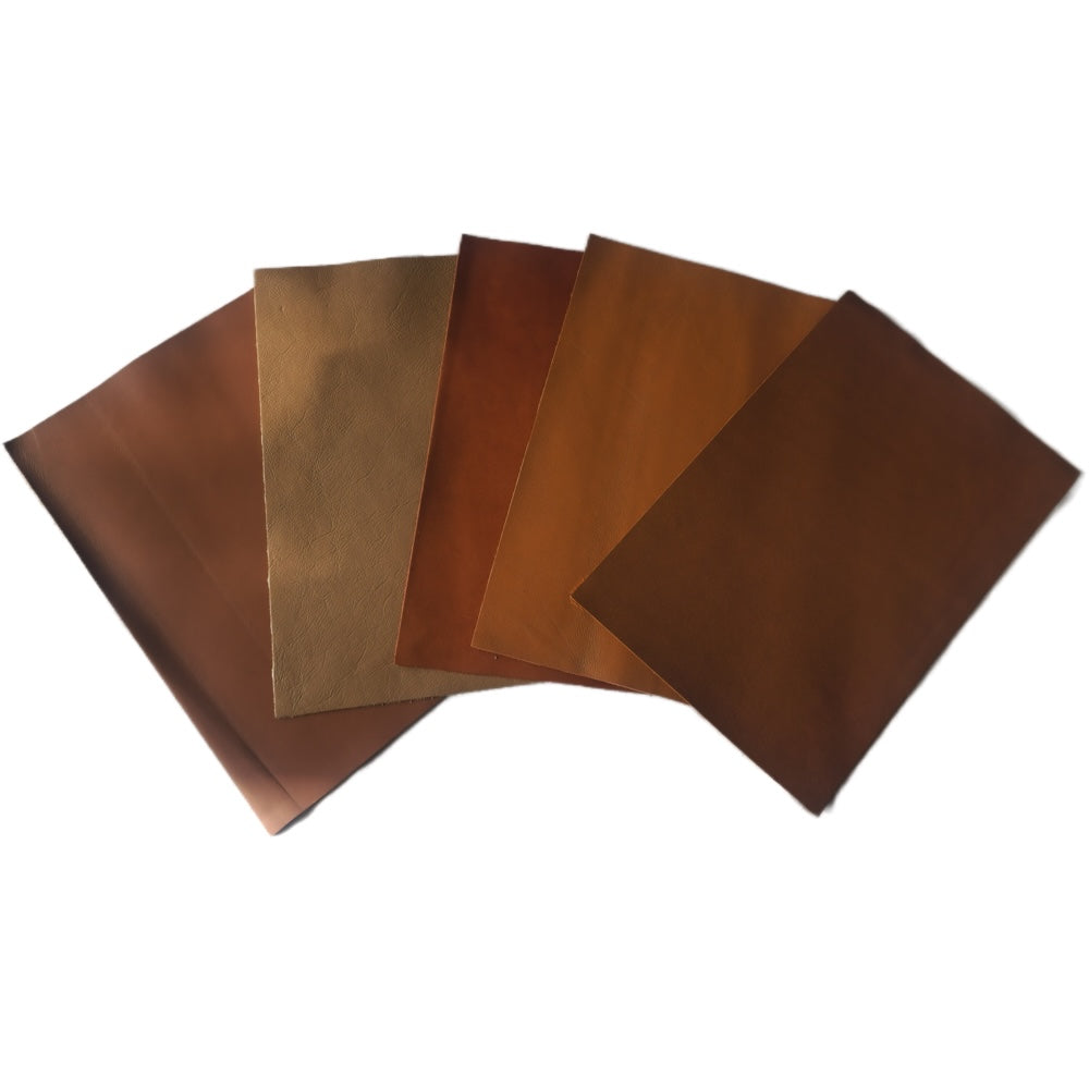 Craft Thin Genuine Handcraft Multi-Purpose Leather Set Of 5 -30cm - Brown Range