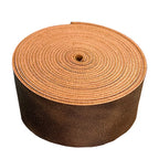 Craft Long & Thick High Quality Brown Leather Strap For DIY Projects - 200cm x 3.75cm x 0.12cm