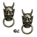 Craft Skull-Shaped Rivets With Screws For DIY Leather Crafting 2pc - 3.5cm