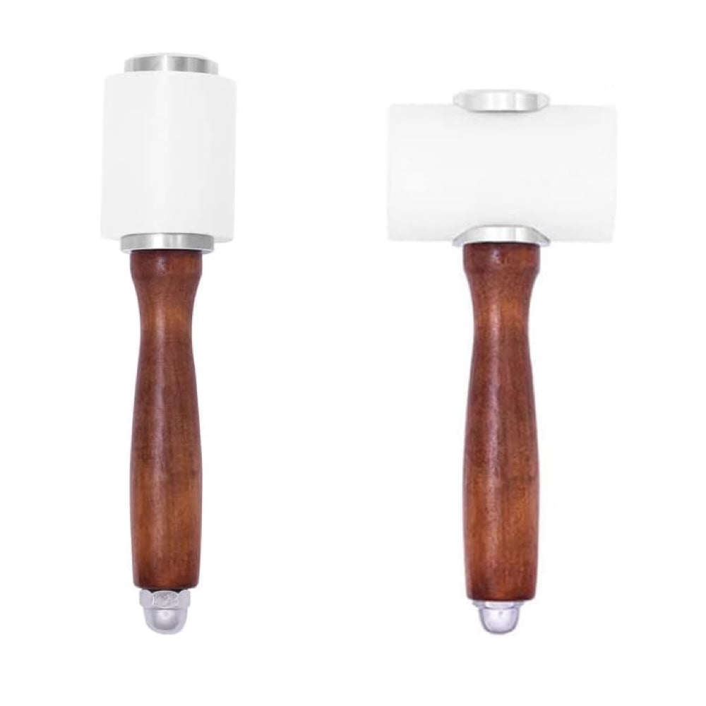 Craft Leather Carving DIY Wooden Handle Leathercraft Hammer